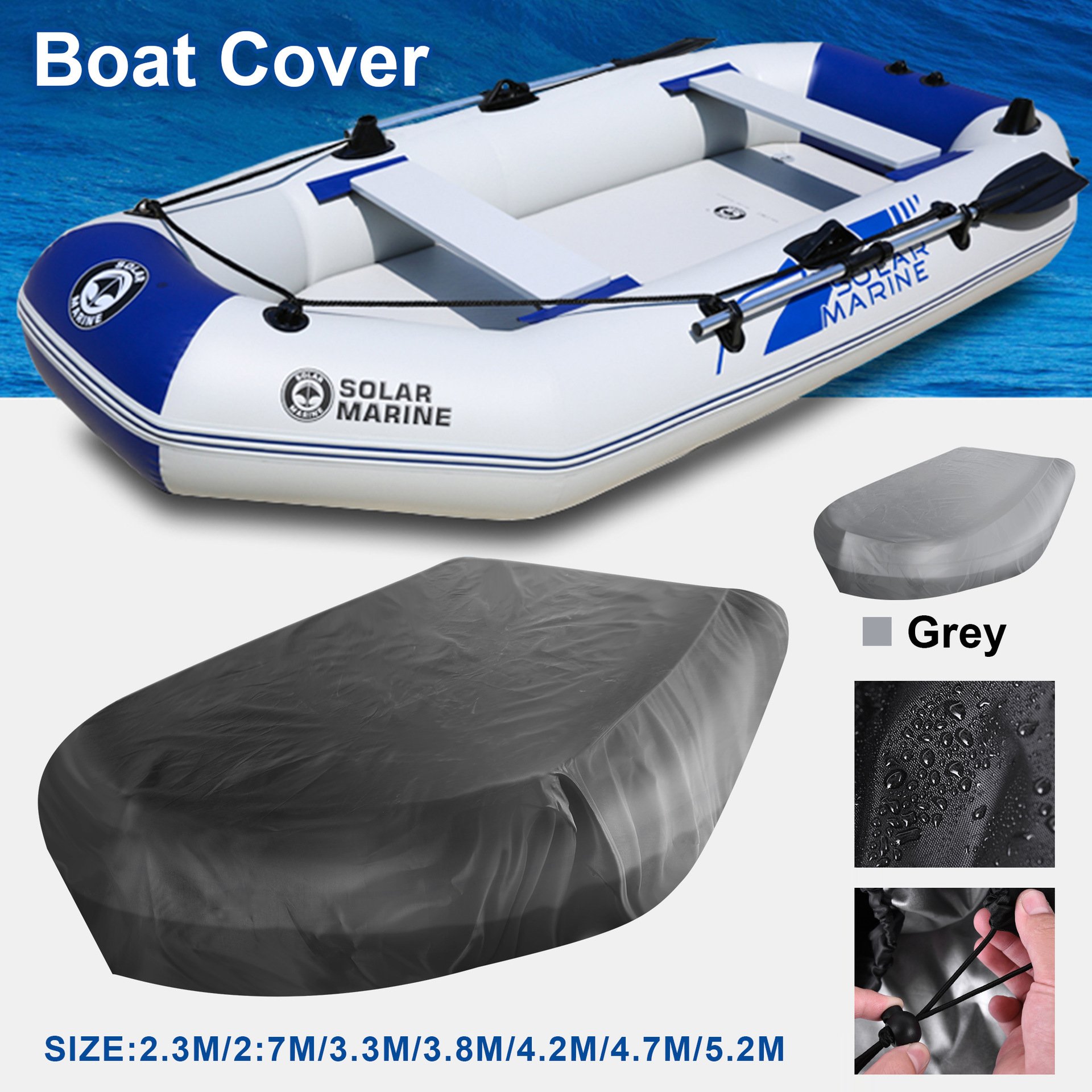 High Quality Breathable Waterproof Oxford Cloth Boat Cover Yacht Cover