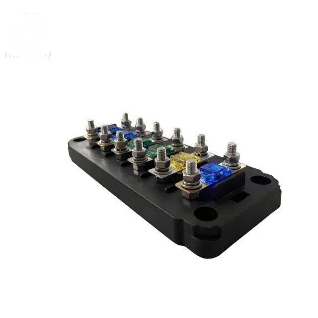 Waterproof 6 Position 32V Car Bolt down Fuse Block Screw Type Bolt On 6 Way Auto MIDI ANS Fuse Holder
