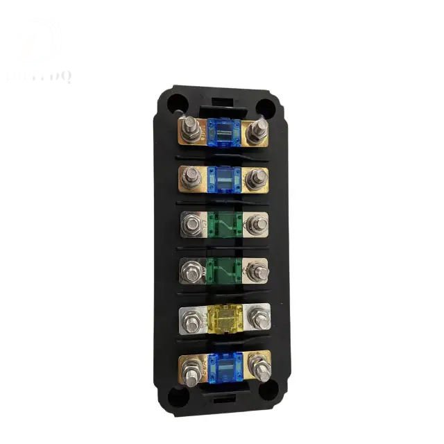 Waterproof 6 Position 32V Car Bolt down Fuse Block Screw Type Bolt On 6 Way Auto MIDI ANS Fuse Holder