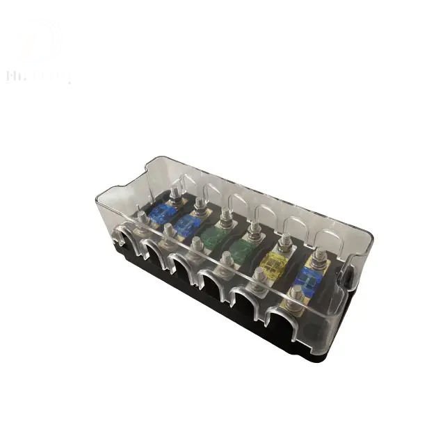 Waterproof 6 Position 32V Car Bolt down Fuse Block Screw Type Bolt On 6 Way Auto MIDI ANS Fuse Holder