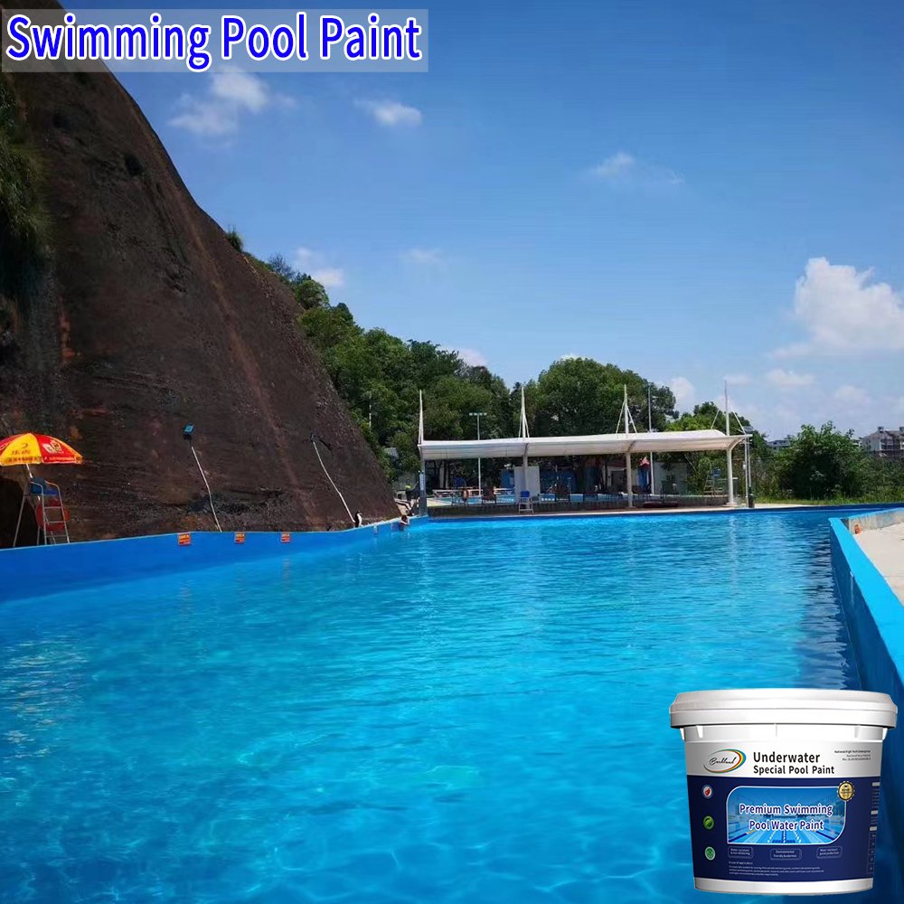 Swimming Pool Paint Manufactory and Cover 4 Sqm/kg Durable Underwater Coating in Concrete and Cement Pool to Waterproof Paint