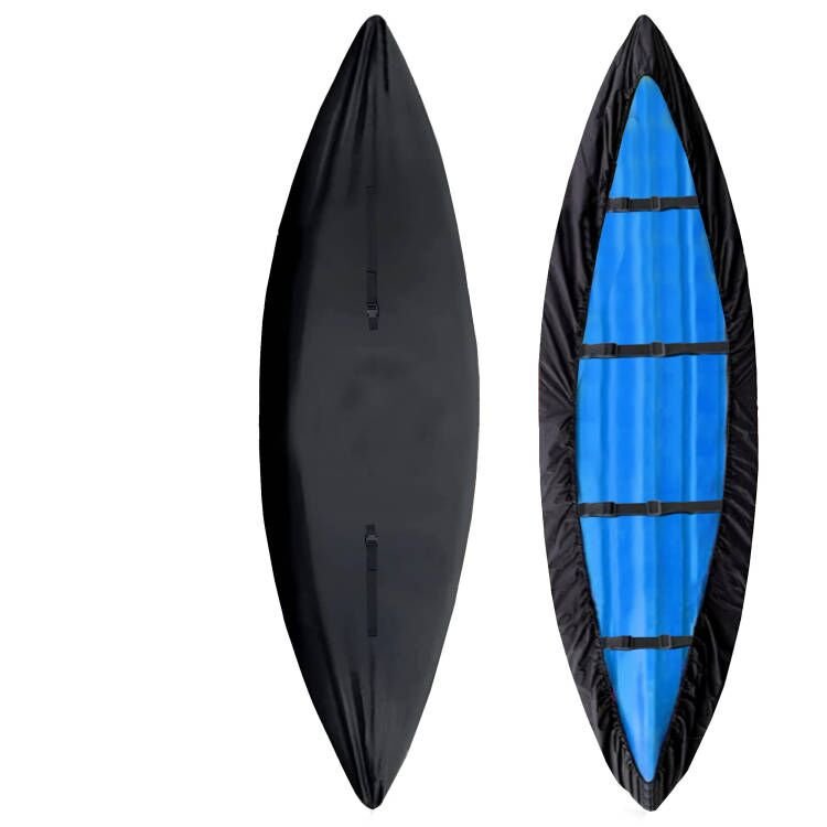 600D Waterproof Oxford Adjustable Kayak Cover UV Protection Boat Cover Acceptable Customize Logo