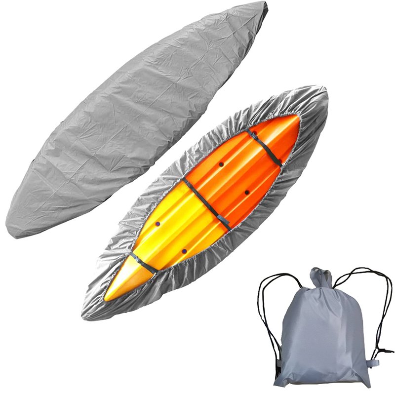 Factory Stock 420D Oxford Cloth Canoe Cover Waterproof and Dust Protective New Condition Boat Cover