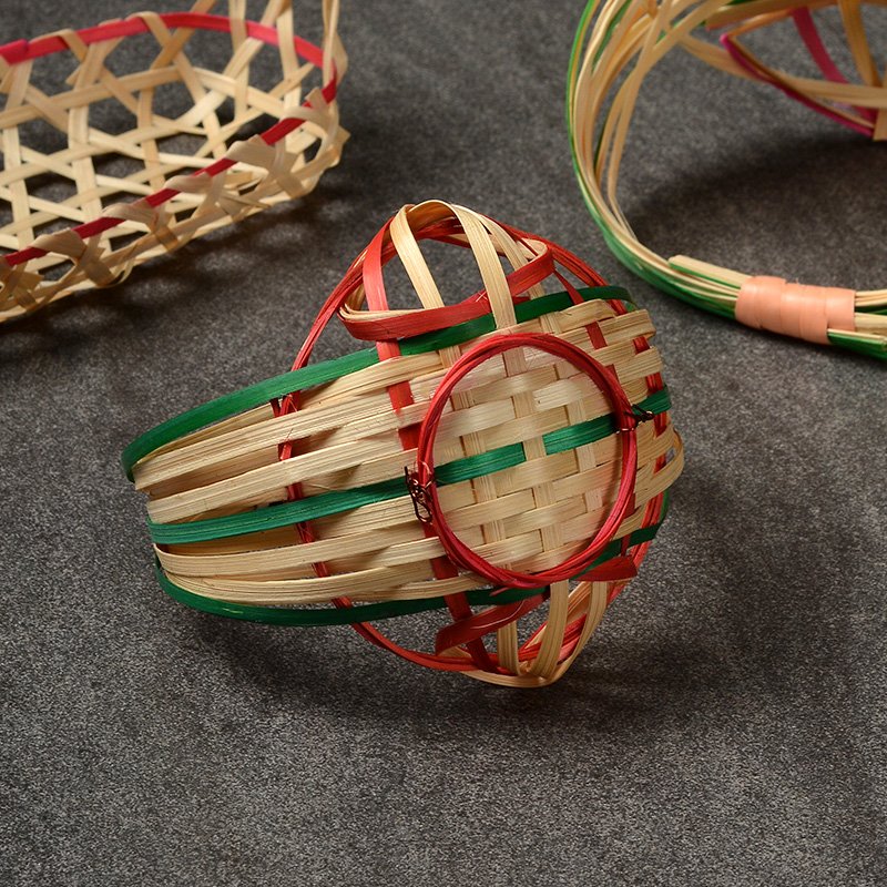 Japanese Cuisine Sashimi Dishes Decoration Bamboo Basket Bamboo Basket Creative Plate Ornaments Small Ornaments