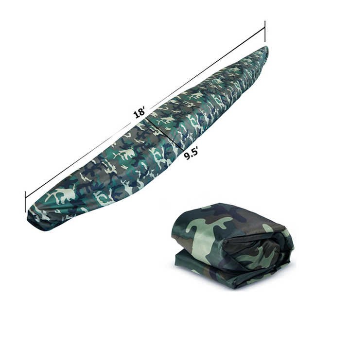 STARRYHEART Camo Kayak Boat Cover Fishing Canoe Kayak Boat Cover Waterproof