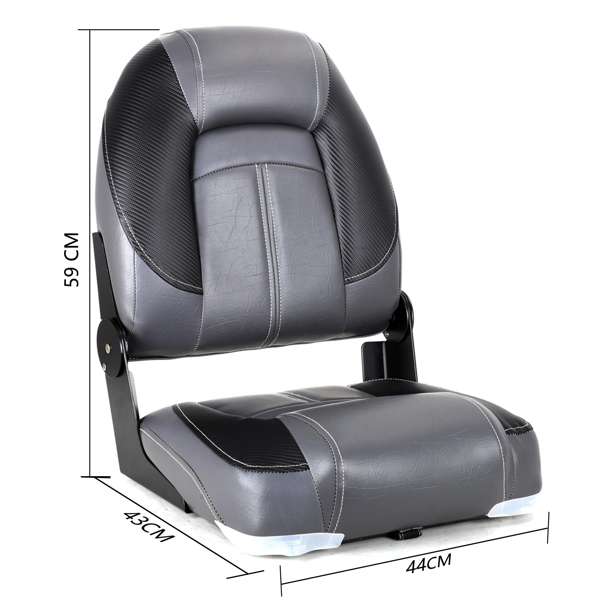 New Series High Quality Pontoon Boat Marine Chair Custom Logo Luxury Folding Boat Seat