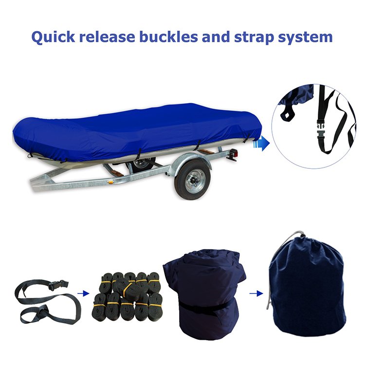HOMFUL Inflatable Boat Cover Sailing Fishing Boat Cover Waterproof