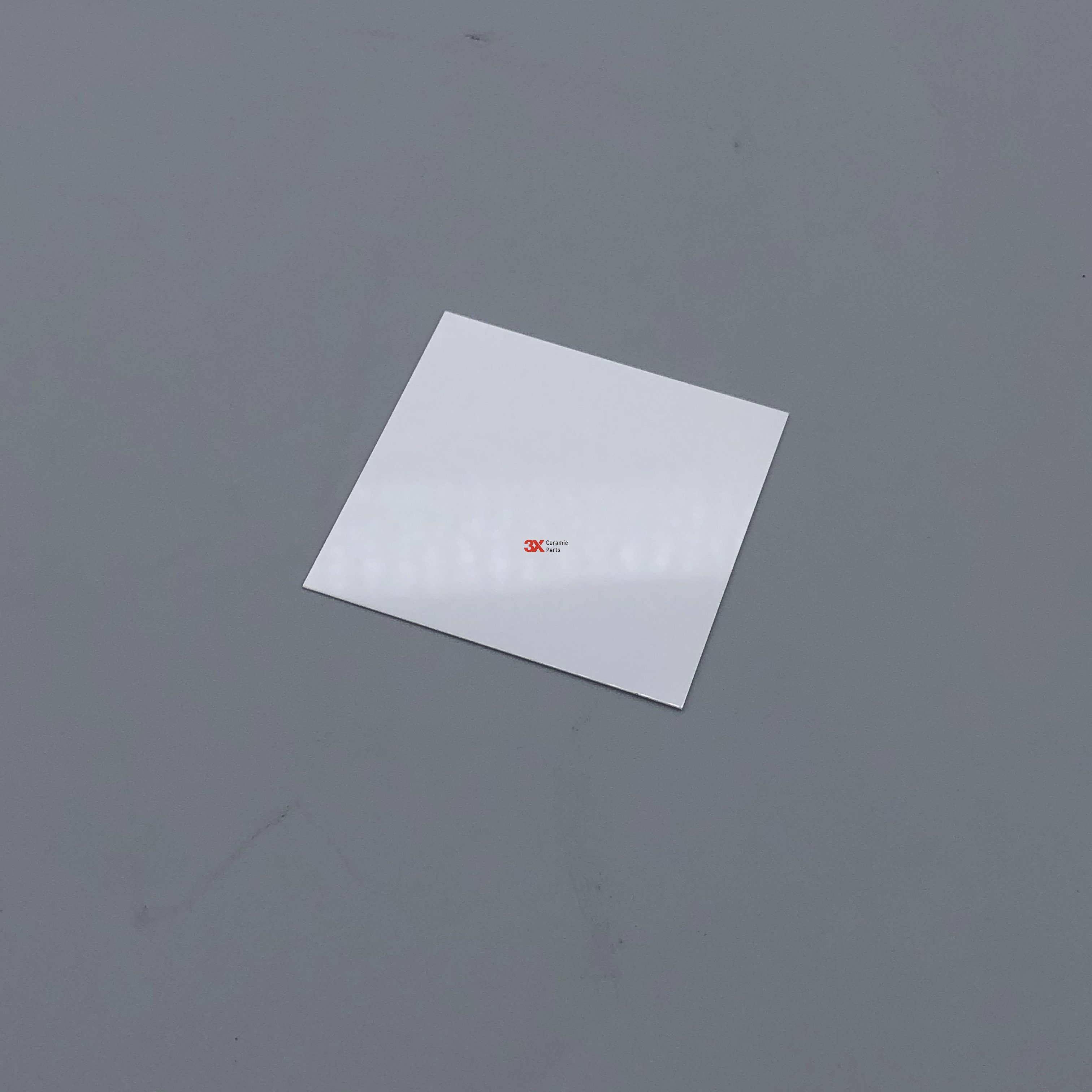 95% Al2O3 Aluminum Oxide Ceramic Square Sheet Insulated Ceramic Substrate and Plates Cut and Bended Processing Services