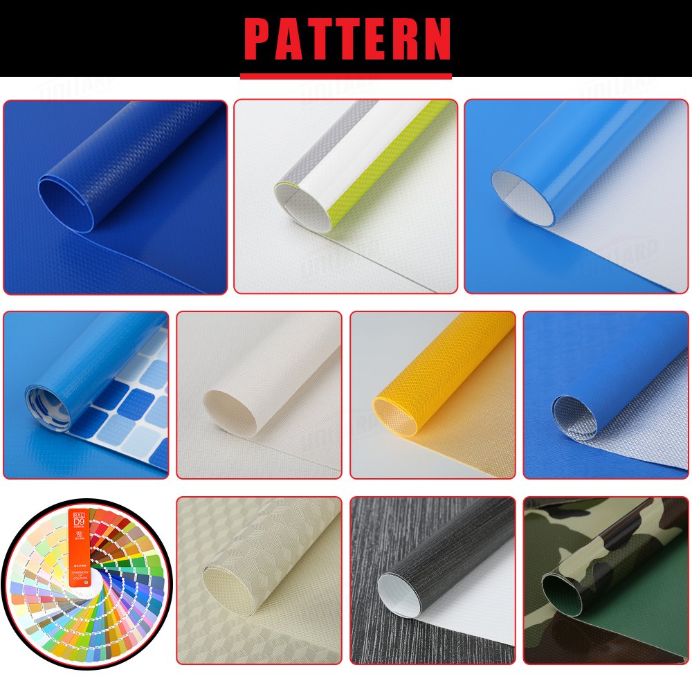 Uni-tarp Manufacturer PVC Coated Fabric Plastic PVC Vinyl Tarpaulin Roll for Truck Cover, Tent Fabric