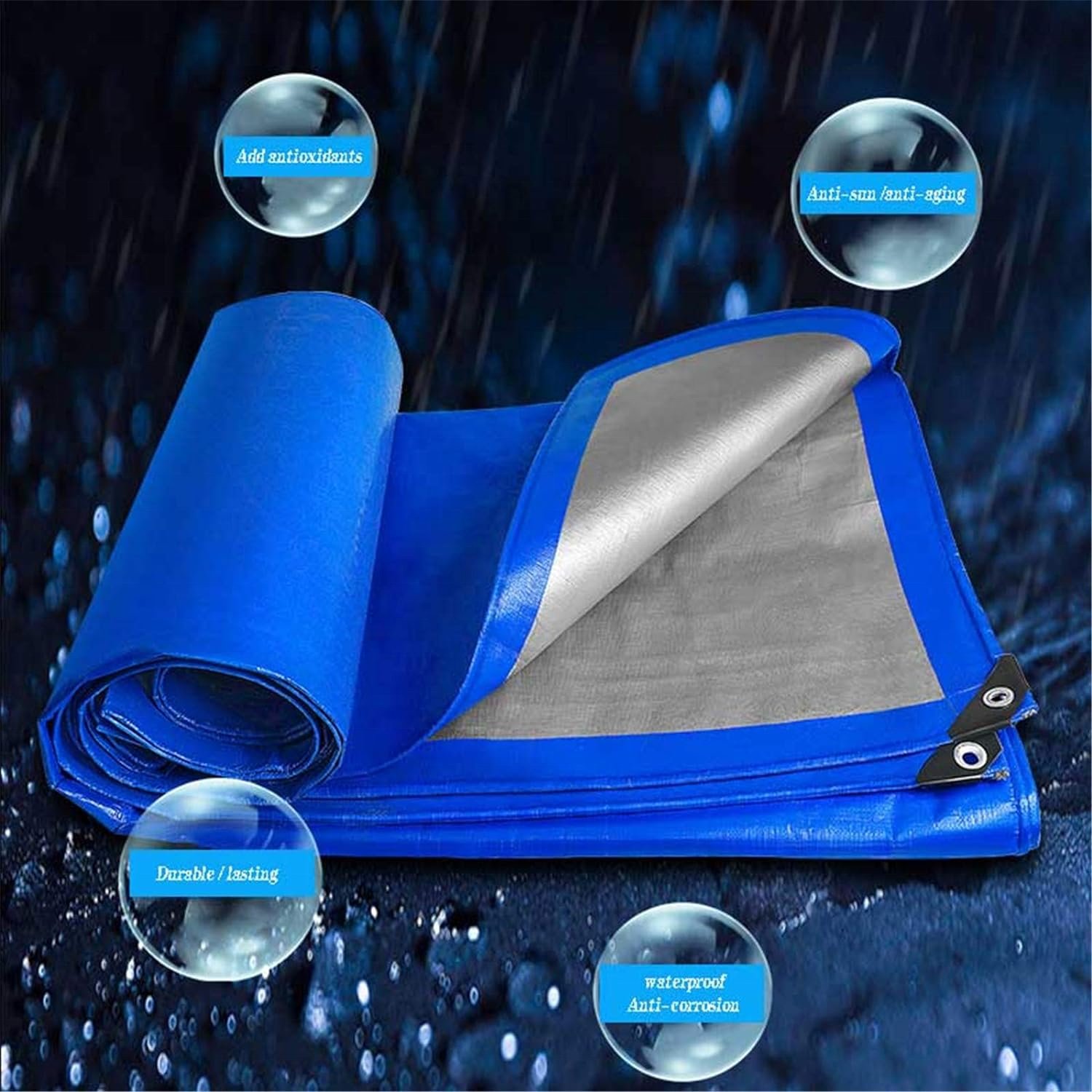 Pe Tarpaulin Green HDPE Tarpaulin Waterproof Tarpaulins for Tree Cover Outdoor Facility
