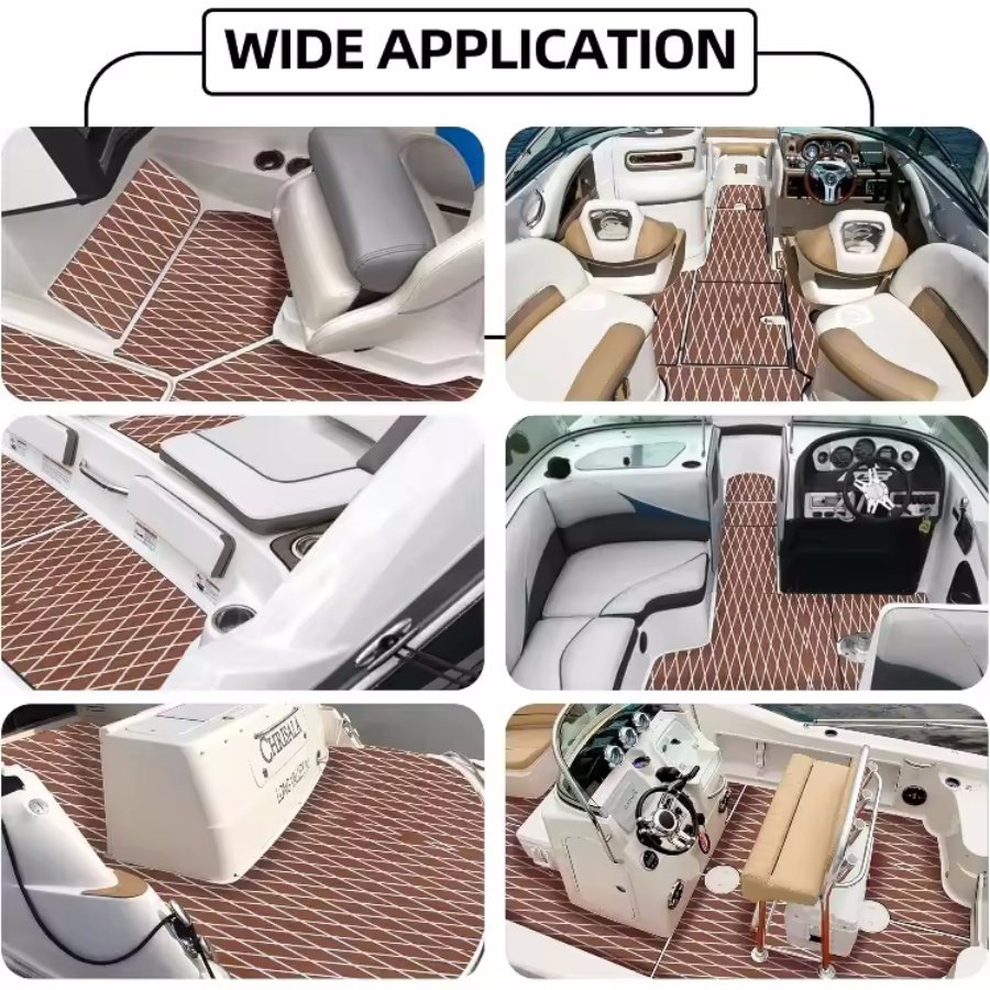 Customized Size Marine Teak Decking Foam EVA Adhesive for Fishing Boat Use