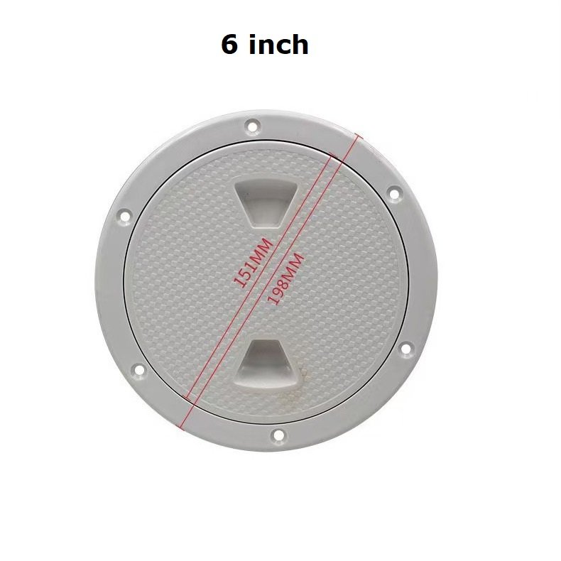 LARIN ABS Boat Inspection Hole Hatch Cover Plastic Marine Deck Plates for Yacht RV