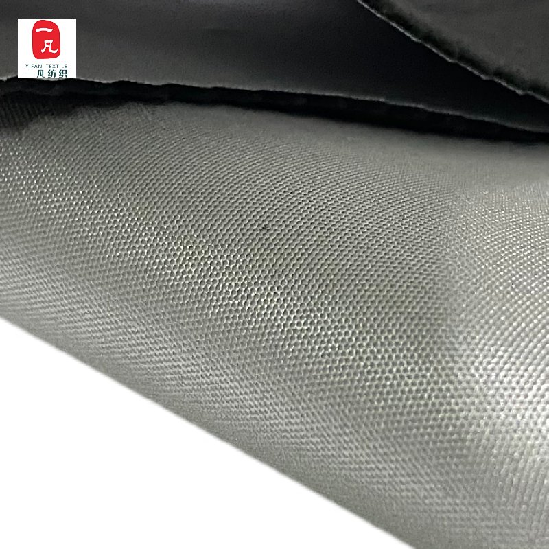 Hot Selling Waterproof 300D Oxford Coated Silver Composite Fleece Fabric for Tent Car Cover Fabric