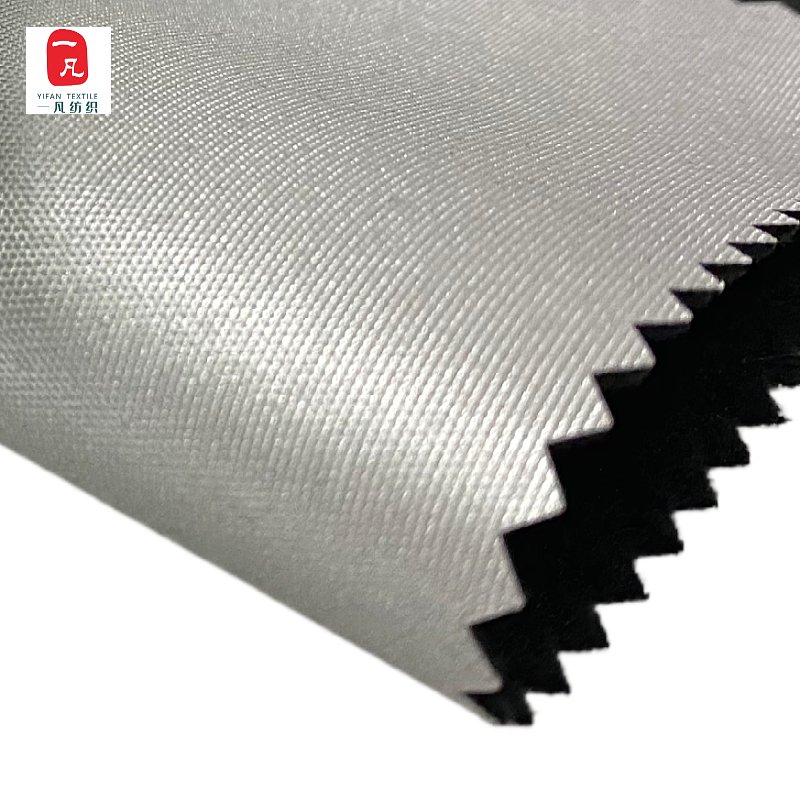 Hot Selling Waterproof 300D Oxford Coated Silver Composite Fleece Fabric for Tent Car Cover Fabric
