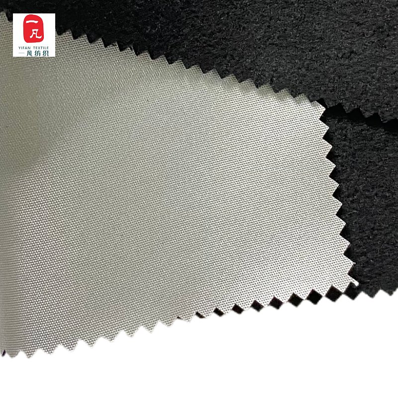 Hot Selling Waterproof 300D Oxford Coated Silver Composite Fleece Fabric for Tent Car Cover Fabric