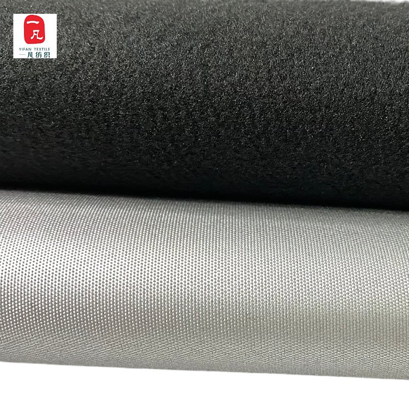 Hot Selling Waterproof 300D Oxford Coated Silver Composite Fleece Fabric for Tent Car Cover Fabric