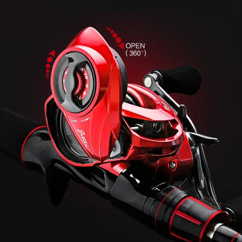 8KG Max Drag Mechanical Side Cover Design Baitcasting Reel 7.3:1Gear Ratio 10+1BB Fishing Wheel 4 Colors Available Casting Reel