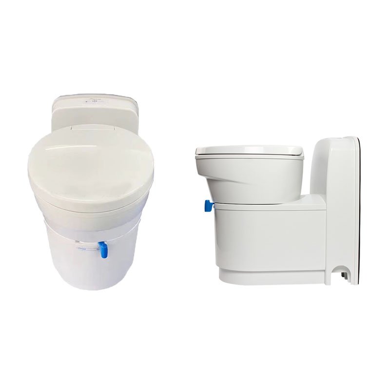 Fast-Moving Item Rotatable Lavatory with 17.2L Sewage Tank for Water Conservation - on RV Mobile Home Speedboats & Luxury Boats