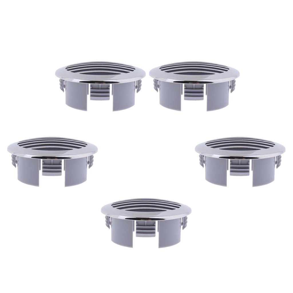 3 Inch Rong Louvered Vents RV Boat Marine Hull Air Vent Grill Cover 316 Stainless Steel+Plastic Marine Boat Accessories