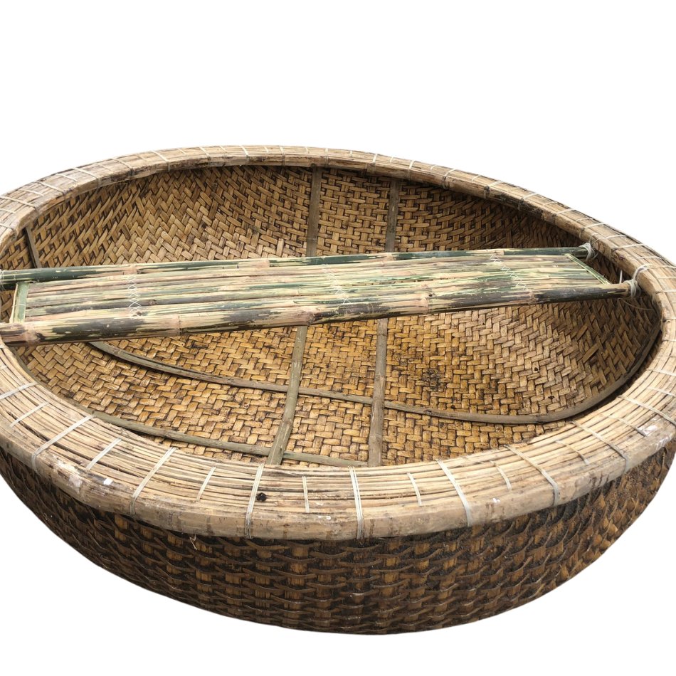 Wholesale Customized Designs Coracle Boat From Vietnam Competitive Price for Waterplay Crafts Accessories Rowing & Decoration