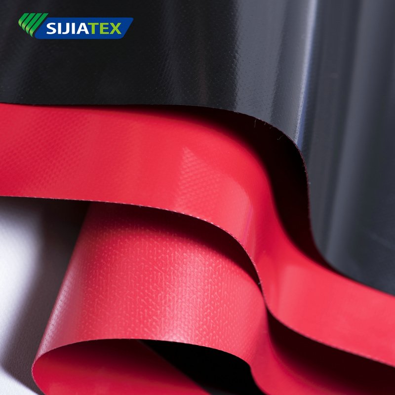 PVC Fabric Truck Cover/Tent Material Windproof Flame Retardant Industrial Tarpaulin Roll Coated Fabric