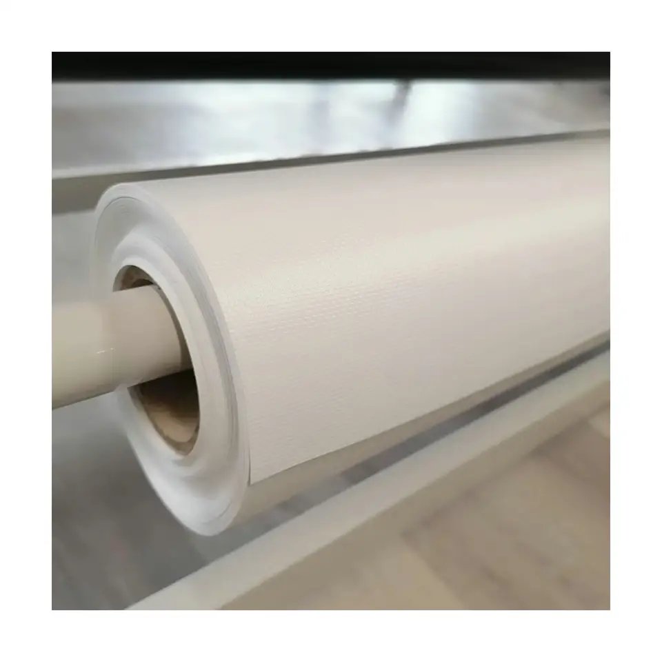 PVC Fabric Truck Cover/Tent Material Windproof Flame Retardant Industrial Tarpaulin Roll Coated Fabric