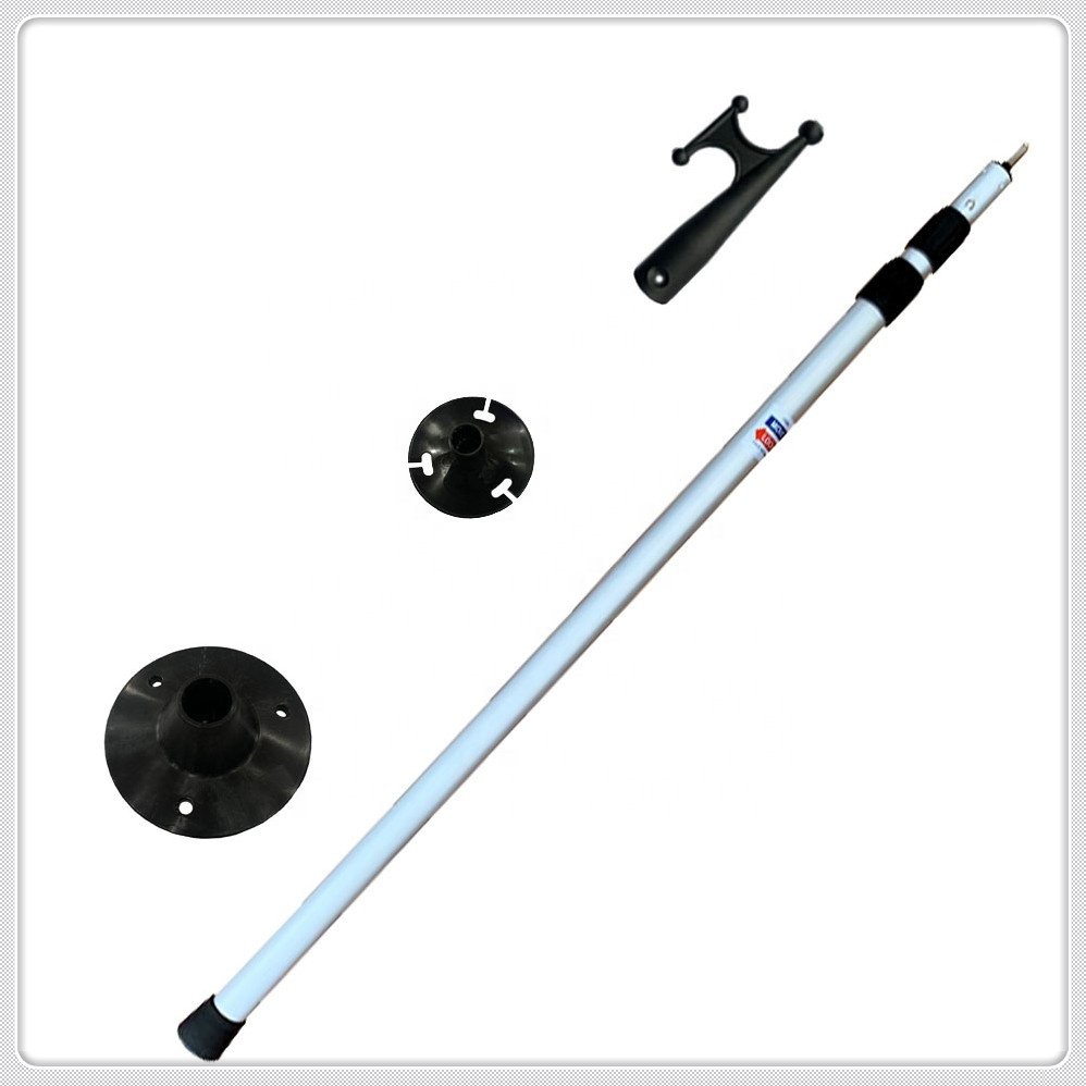 Boat Cover Support Pole System Telescoping Aluminum Pole and Boat Hook