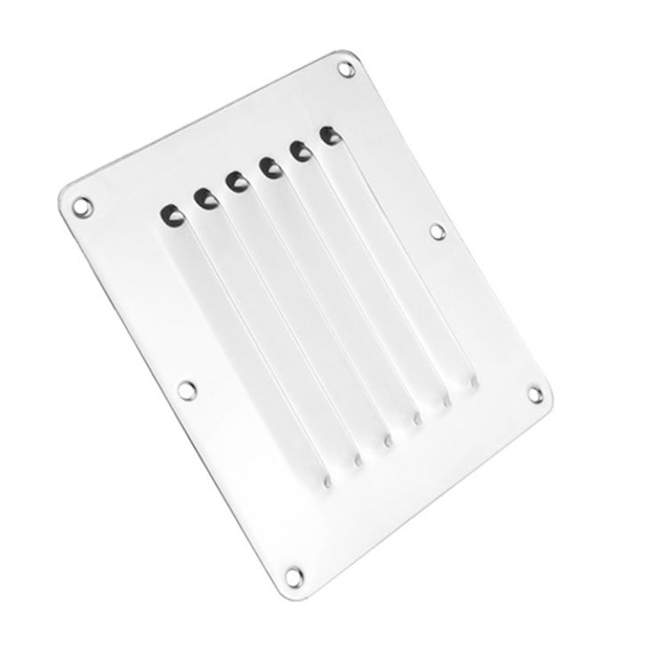 Marine Grade Stainless Steel 316 Boat Marine Square Air Vent Louver Vent Grille Ventilation Louvered Ventilator Grill Cover