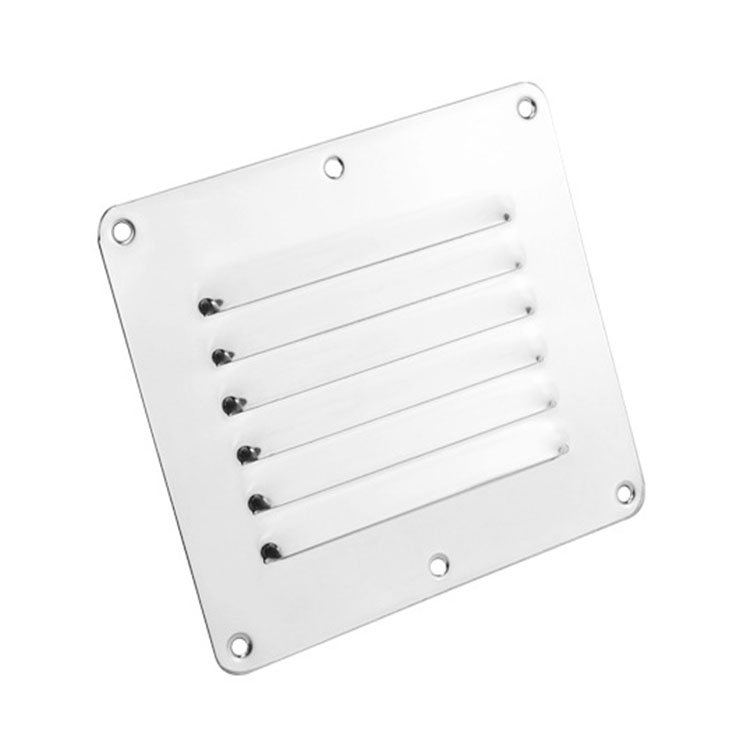 Marine Grade Stainless Steel 316 Boat Marine Square Air Vent Louver Vent Grille Ventilation Louvered Ventilator Grill Cover
