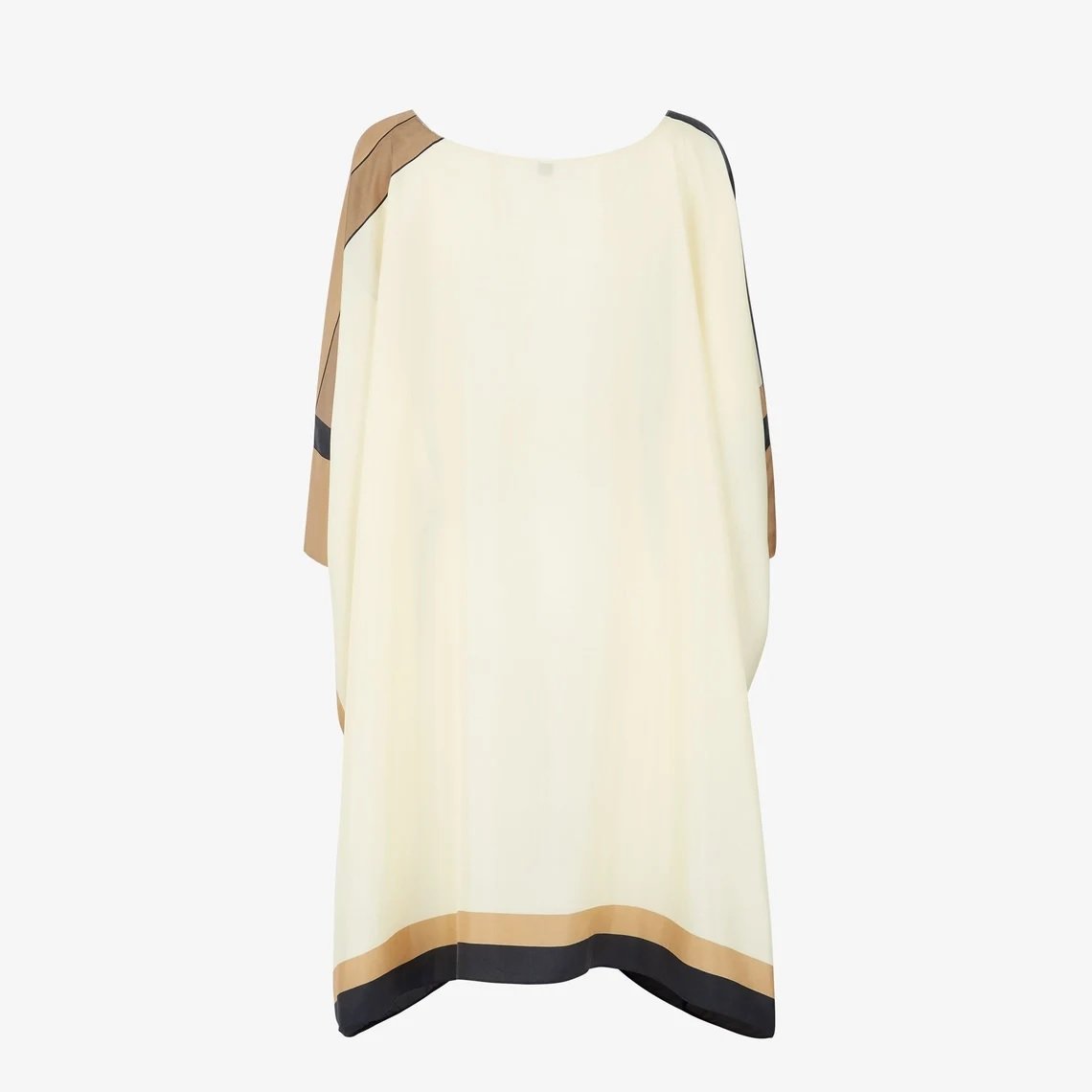 Fashion Wear Free Size Printed Short Kaftan Tunic Kaftan Beach Cover up Casual Stylish Silk Crepe Dress