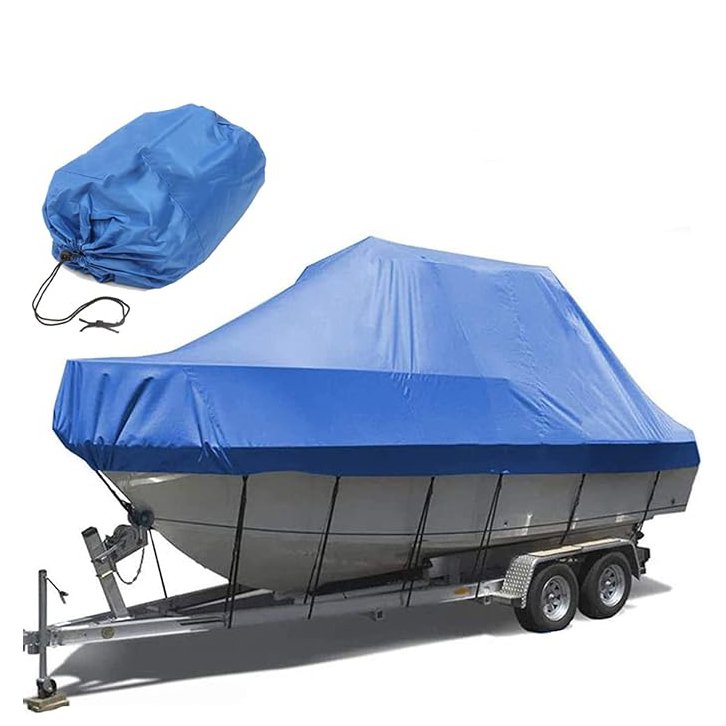 Easy to Put on and Take Off 210D Oxford Polyester Fabric Dustproof and Breathable Hard Top Boat Yacht Cover