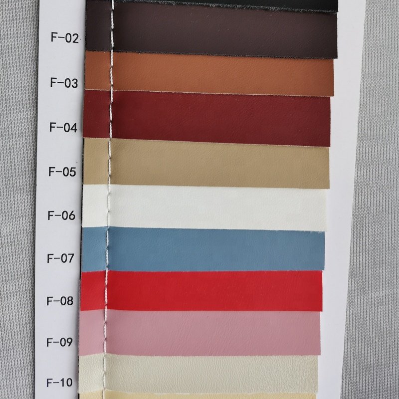 New Function Antifouling Silicone Leather Hydrolysis Pu Leather Fabric Recycled Leather Roll Synthetic for Car Seats