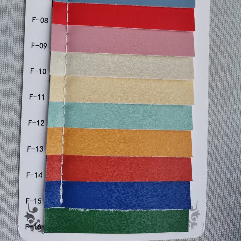 New Function Antifouling Silicone Leather Hydrolysis Pu Leather Fabric Recycled Leather Roll Synthetic for Car Seats