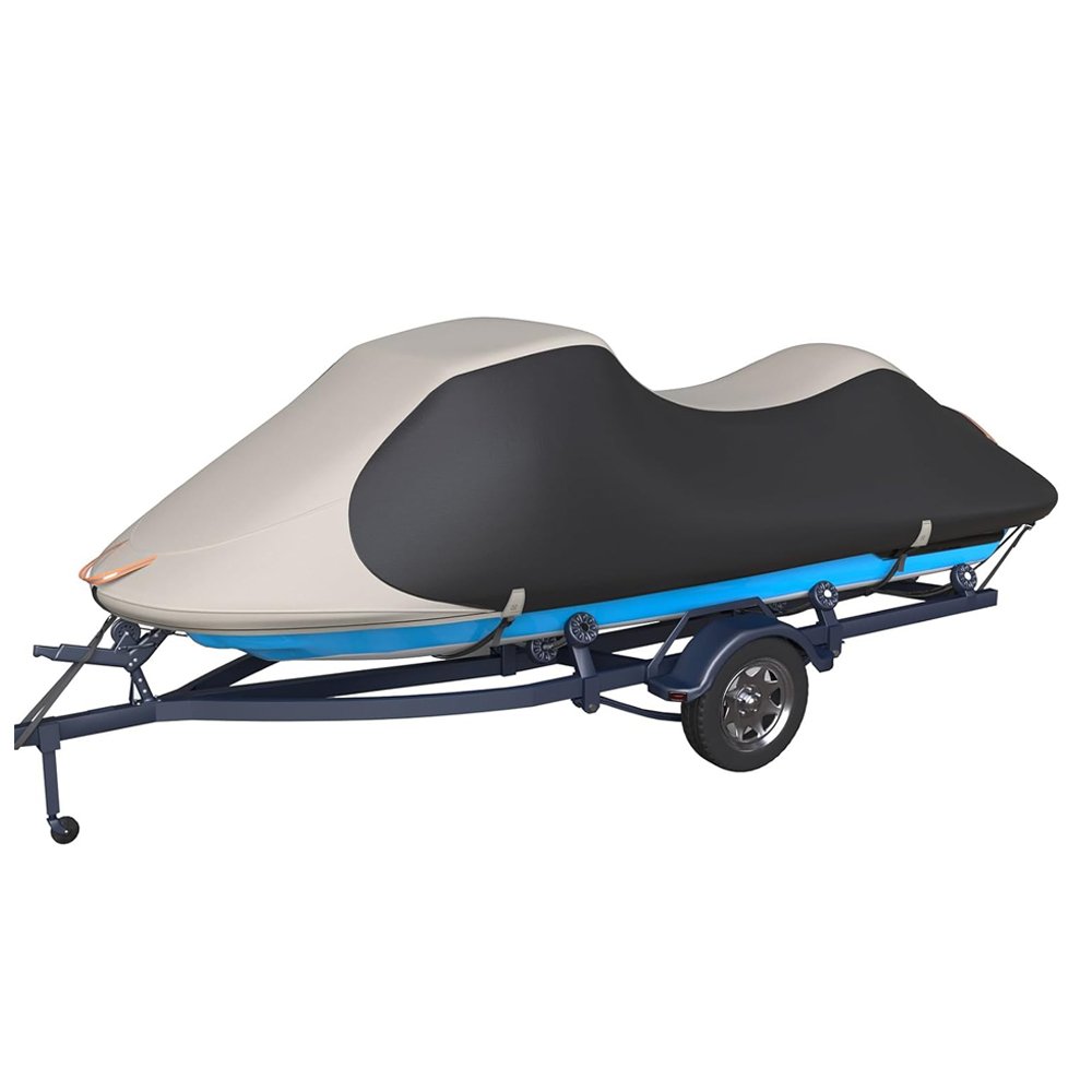 Heavy Duty 600D Polyester Waterproof PWC Jet Ski Boat Cover