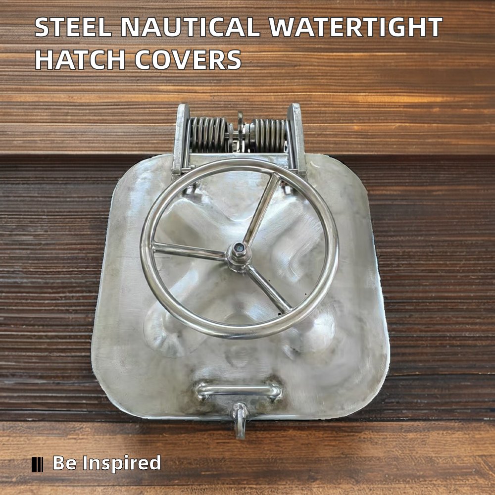 CCS Certified Marine Steel Portholes and Windows Watertight Hatch Covers for Boat and Ship Use Nautical Supplies