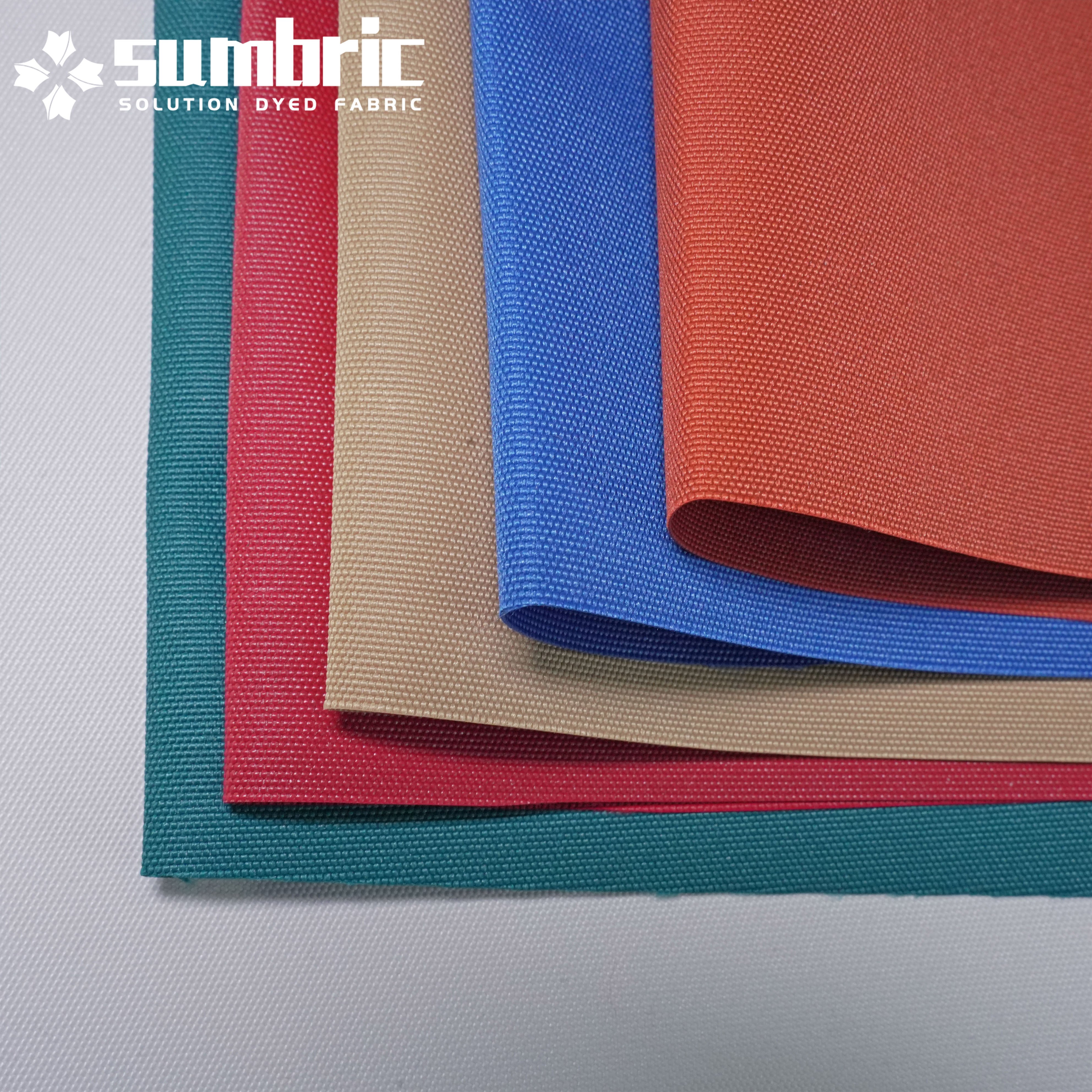 Sumbric Solution Dyed Fabric Outdoor Fabric UV protection Waterproof 600D Oxford Fabric PU Coated Awning Tent Boat Cover