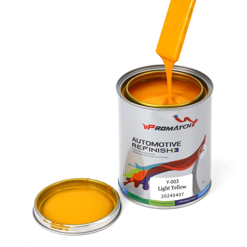 Automobile Spray Coating Repair Paint Colors Auto Refinish Basecoat Free Sample Durability Good Covering Effect