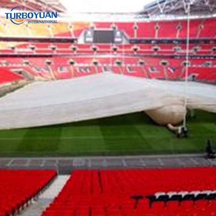 Football Court Cricket Pitch Protection Cover HDPE Transparent clear White Tarpaulin / Field Climate Cover