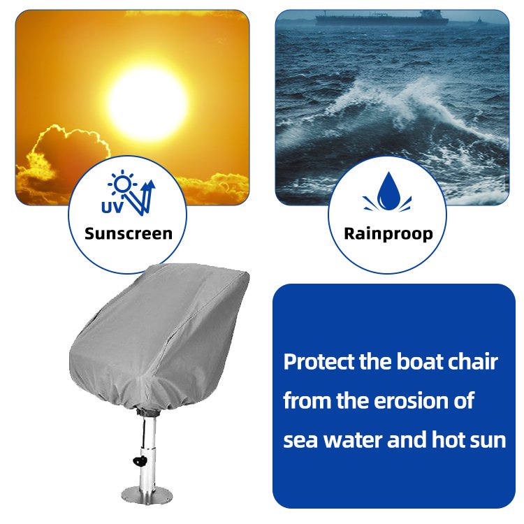 STARRYHEART 600D Dyed Cloth Seat Boat Cover Helmsman Boat Seat Covers