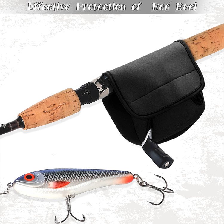 Customized Neoprene Spin Reel Cover Case Bag Fishing Reel Cover Case Bag Pouch Protective Case
