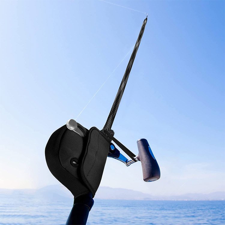 Customized Neoprene Spin Reel Cover Case Bag Fishing Reel Cover Case Bag Pouch Protective Case