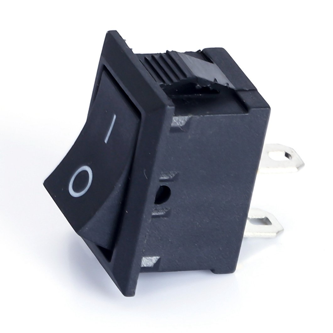 Hot Selling Rocker Switches KCD1 10A 125VAC 6A 250VAC Square Shape On-off 2pin Opening Panel 19.2*13