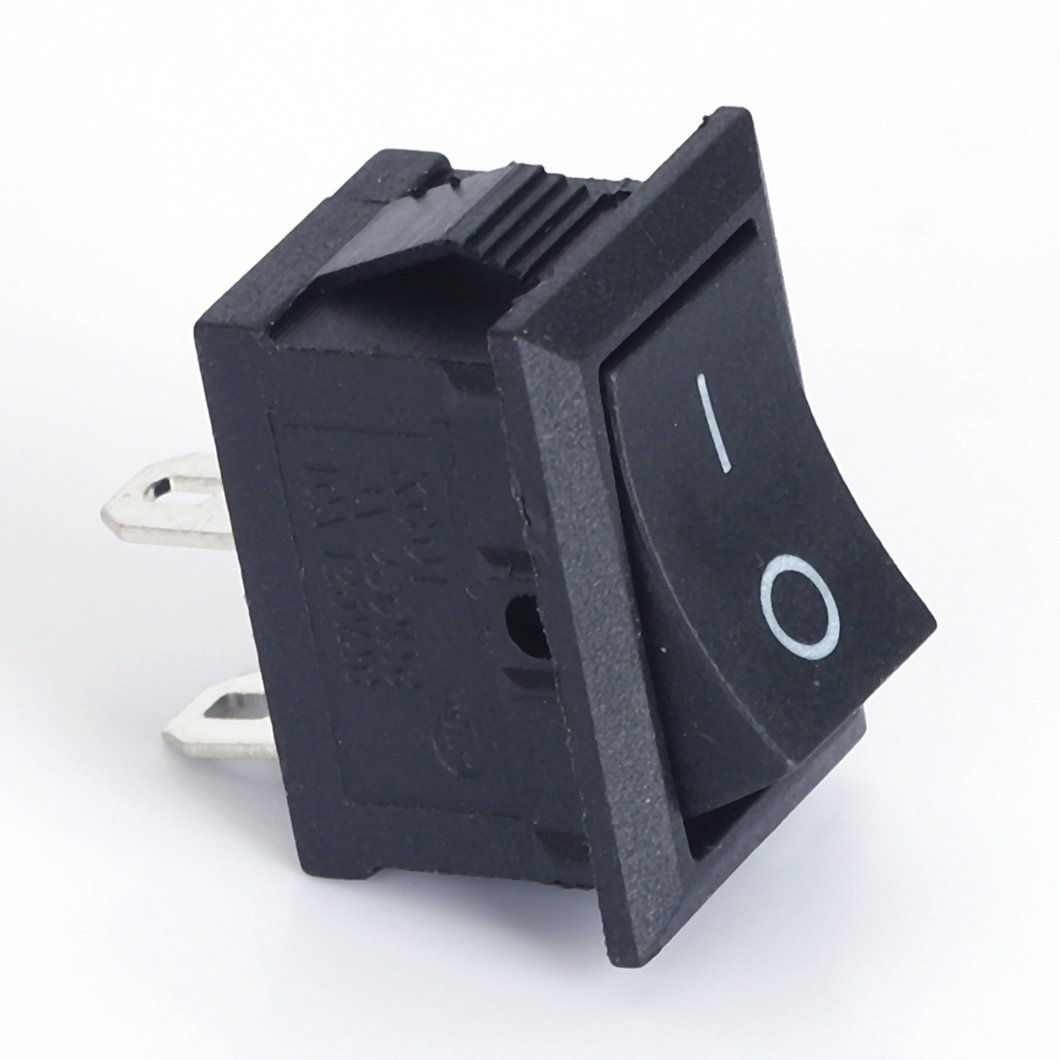 Hot Selling Rocker Switches KCD1 10A 125VAC 6A 250VAC Square Shape On-off 2pin Opening Panel 19.2*13