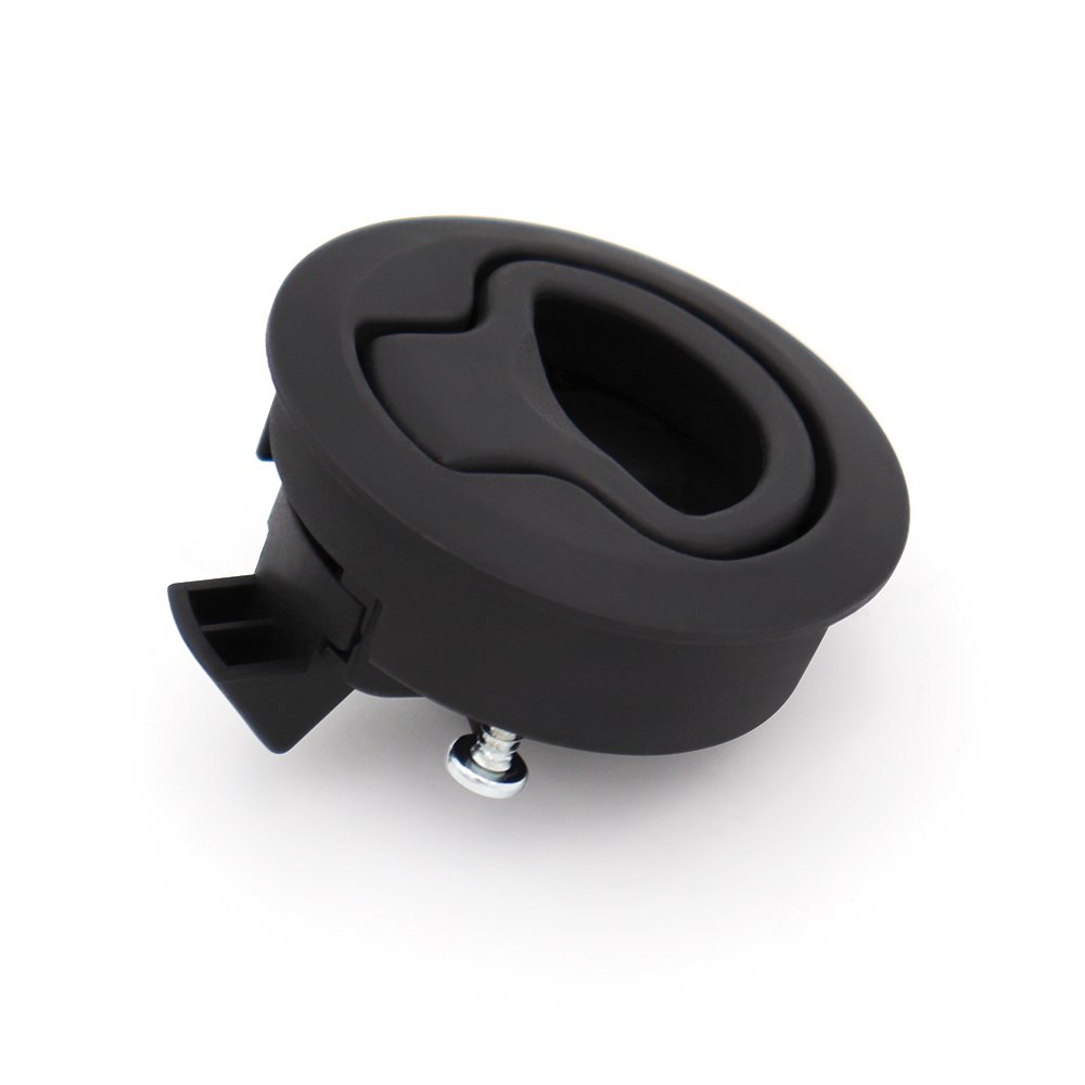Round Pull Lock Marine Hatch Cover Latch for RV Cabinet Door Drawer on Ship Deck