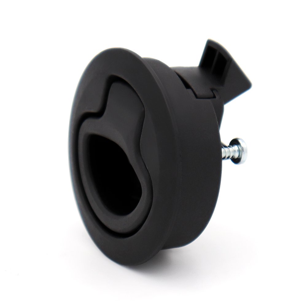 Round Pull Lock Marine Hatch Cover Latch for RV Cabinet Door Drawer on Ship Deck