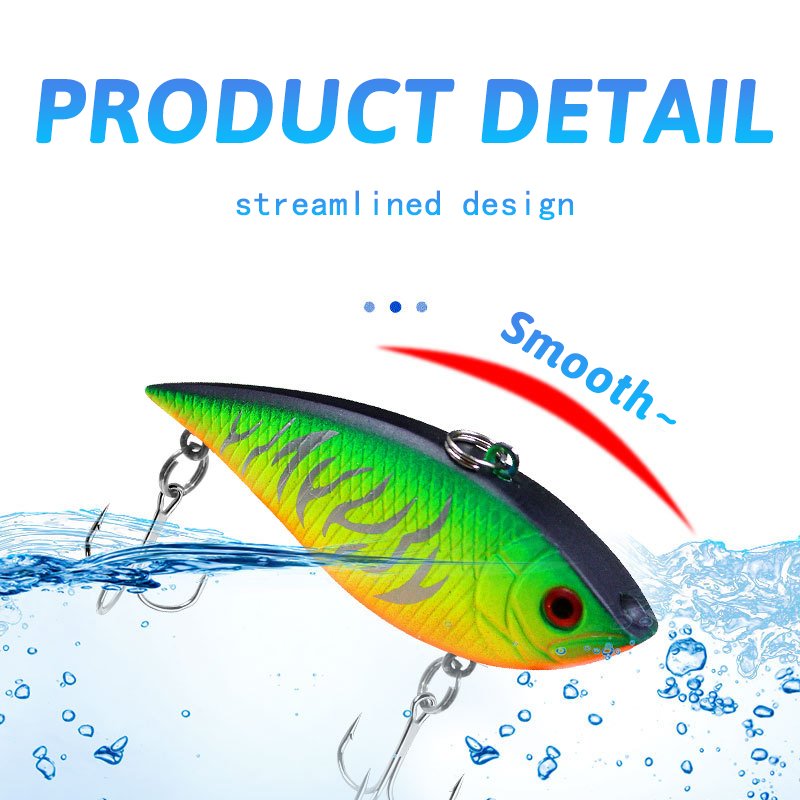 MISTER LURE 12g Plastic VIB Bait Freshwater Fishing Laser Paper Cover Streamline Fishing Tackle Bass Trout Fishing Lure