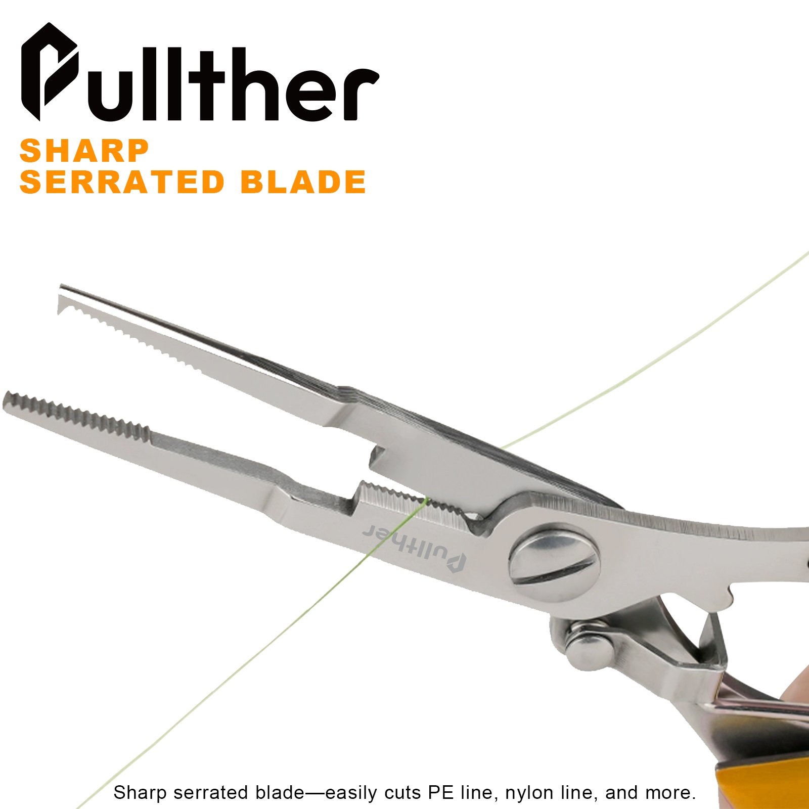 Made in China, Stainless Steel Fishing Tools, Saltwater Scissor Fishing Tongs with Protective Cover and Hanging Rope