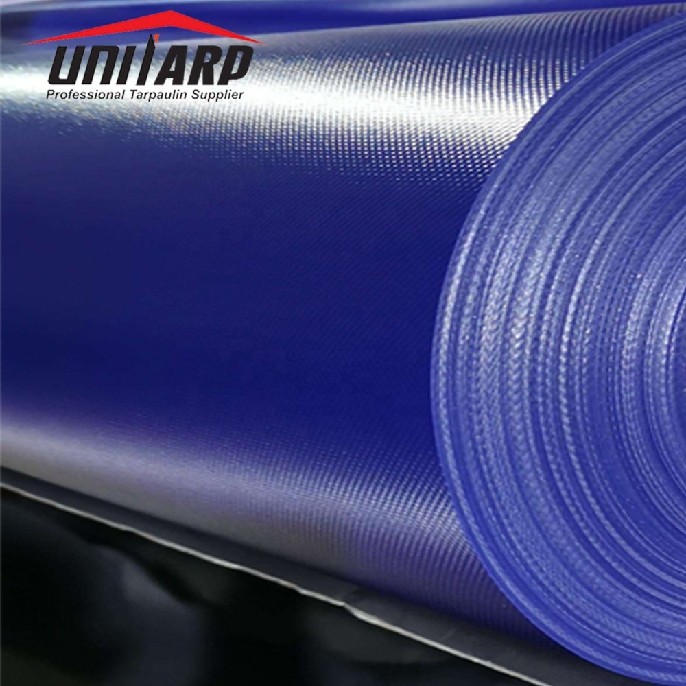 Unitarp Fireproof Waterproof Pvc Tent Fabric 650gsm Vinyl Tarpaulin in Roll for Truck Cover