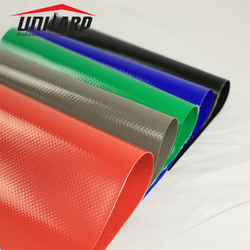 Unitarp Fireproof Waterproof Pvc Tent Fabric 650gsm Vinyl Tarpaulin in Roll for Truck Cover