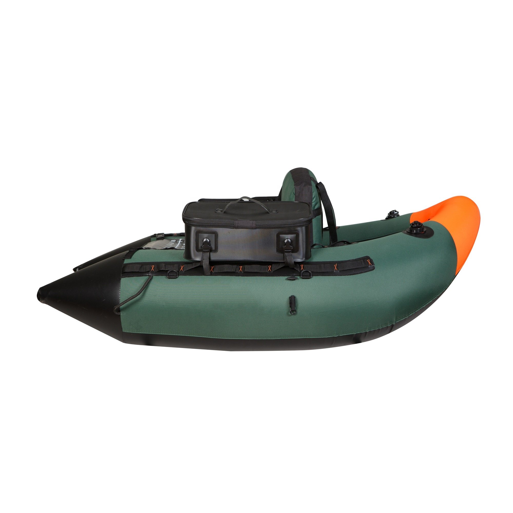Inflatable V-shape Fishing Float Tube for Outdoor Fishing in Rivers and Lakes